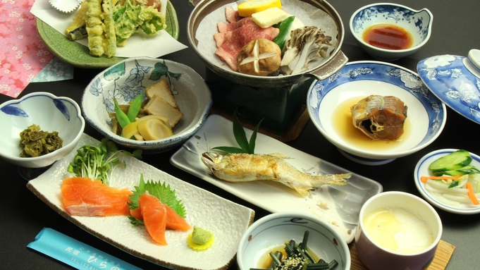 ◇【スタンダード】ひらのや好評プラン♪あっつあっつ鮎の塩焼きと会津伝統の郷土料理を召し上がれ♪